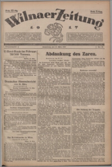 Wilnaer Zeitung 1917.03.17, no. 75