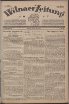 Wilnaer Zeitung 1917.03.25, no. 83