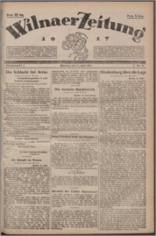 Wilnaer Zeitung 1917.04.11, no. 98