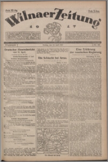 Wilnaer Zeitung 1917.04.13, no. 100