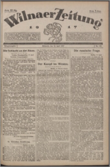 Wilnaer Zeitung 1917.04.18, no. 105