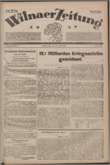 Wilnaer Zeitung 1917.04.19, no. 106