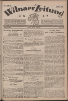 Wilnaer Zeitung 1917.04.22, no. 109