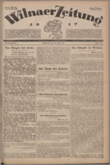 Wilnaer Zeitung 1917.04.25, no. 112