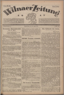 Wilnaer Zeitung 1917.04.26, no. 113