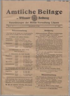 Wilnaer Zeitung 1917.05.05, no. 122