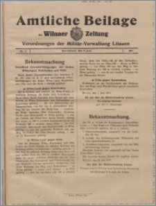 Wilnaer Zeitung 1917.06.09, no. 155