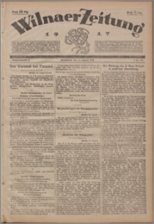 Wilnaer Zeitung 1917.08.11, no. 218