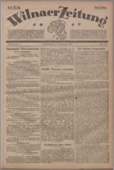 Wilnaer Zeitung 1917.09.20, no. 258