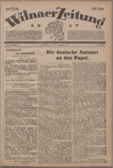 Wilnaer Zeitung 1917.09.22, no. 260