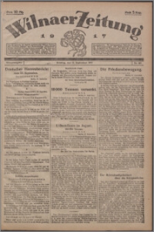 Wilnaer Zeitung 1917.09.23, no. 261