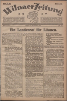 Wilnaer Zeitung 1917.09.24, no. 262