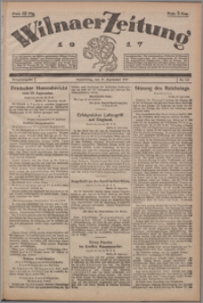 Wilnaer Zeitung 1917.09.27, no. 265