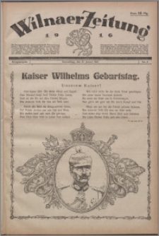 Wilnaer Zeitung 1916.01.27, no. 8