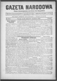 Gazeta Narodowa : pismo chrześcijańsko-narodowe dla wszystkich 1923.09.26, R. 1, nr 32