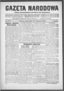 Gazeta Narodowa : pismo chrześcijańsko-narodowe dla wszystkich 1923.11.28, R. 1, nr 50