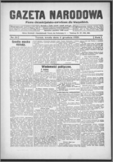 Gazeta Narodowa : pismo chrześcijańsko-narodowe dla wszystkich 1923.12.05, R. 1, nr 52