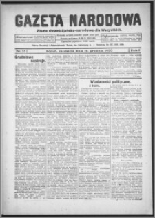 Gazeta Narodowa : pismo chrześcijańsko-narodowe dla wszystkich 1923.12.16, R. 1, nr 55