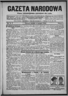 Gazeta Narodowa : pismo chrześcijańsko-narodowe dla ludu 1925.02.04, R. 3, nr 11