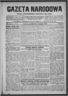 Gazeta Narodowa : pismo chrześcijańsko-narodowe dla ludu 1925.02.08, R. 3, nr 12