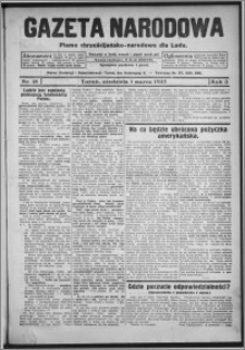 Gazeta Narodowa : pismo chrześcijańsko-narodowe dla ludu 1925.03.01, R. 3, nr 18