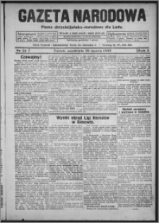 Gazeta Narodowa : pismo chrześcijańsko-narodowe dla ludu 1925.03.22, R. 3, nr 24