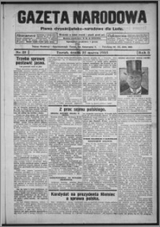 Gazeta Narodowa : pismo chrześcijańsko-narodowe dla ludu 1925.03.25, R. 3, nr 25