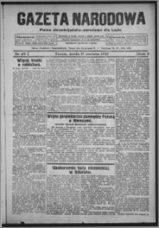 Gazeta Narodowa : pismo chrześcijańsko-narodowe dla ludu 1925.06.17, R. 3, nr 49 + Widnokrąg nr 2