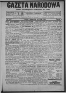 Gazeta Narodowa : pismo chrześcijańsko-narodowe dla ludu 1925.07.09, R. 3, nr 56