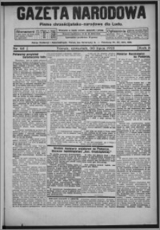 Gazeta Narodowa : pismo chrześcijańsko-narodowe dla ludu 1925.07.30, R. 3, nr 65