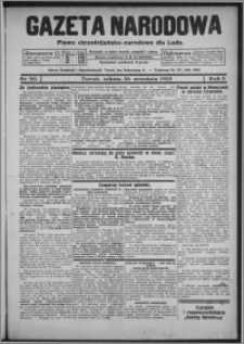 Gazeta Narodowa : pismo chrześcijańsko-narodowe dla ludu 1925.09.26, R. 3, nr 90 + Dom Rodzinny nr 15