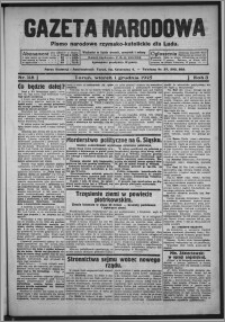 Gazeta Narodowa : pismo narodowe rzymsko-katolickie dla ludu 1925.12.01, R. 3, nr 118