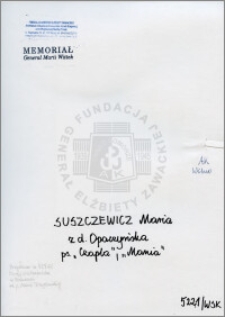 Suszczewicz Maria