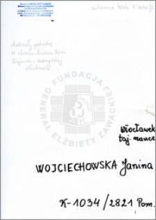 Wojciechowska Janina