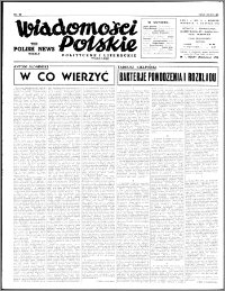 Wiadomości Polskie, Polityczne i Literackie 1940, R. 1, nr 21