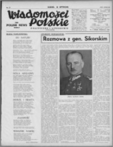Wiadomości Polskie, Polityczne i Literackie 1940, R. 1 nr 37