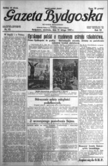 Gazeta Bydgoska 1932.02.21 R.11 nr 42