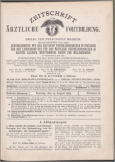 Zeitschrift für Ärztliche Fortbildung, Jg. 6 (1909) nr 16