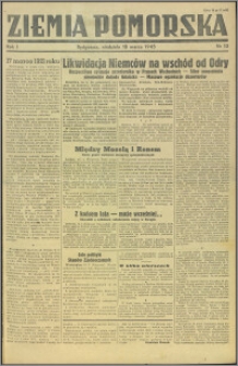 Ziemia Pomorska, 1945.03.18, R.1, nr 13