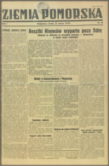 Ziemia Pomorska, 1945.03.21, R.1, nr 16