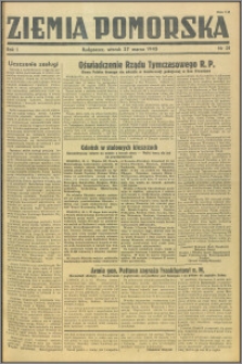 Ziemia Pomorska, 1945.03.27, R.1, nr 21