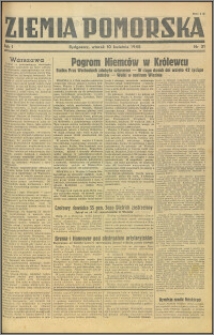 Ziemia Pomorska, 1945.04.10, R.1, nr 31