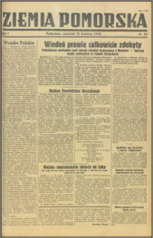 Ziemia Pomorska, 1945.04.12, R.1, nr 33