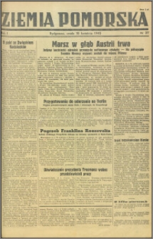 Ziemia Pomorska, 1945.04.18, R.1, nr 37