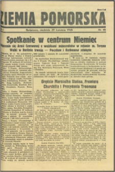 Ziemia Pomorska, 1945.04.29, R.1, nr 45