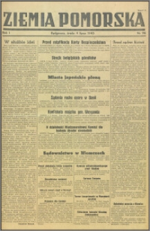 Ziemia Pomorska, 1945.07.04, R.1, nr 96
