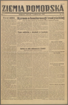 Ziemia Pomorska, 1945.10.07, R.1, nr 177