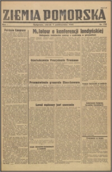 Ziemia Pomorska, 1945.10.09, R.1, nr 178
