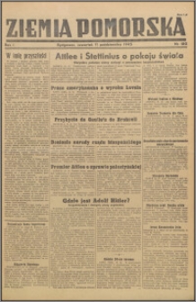 Ziemia Pomorska, 1945.10.11, R.1, nr 180