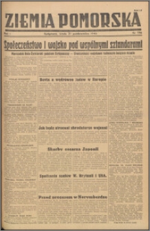 Ziemia Pomorska, 1945.10.30, R.1, nr 196